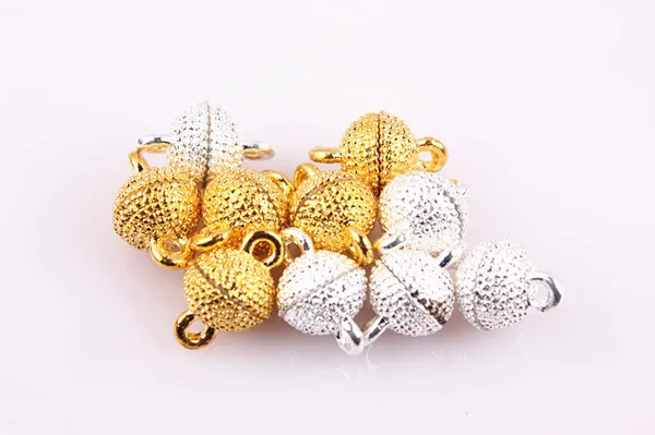 

Gold / Sliver Tone Bracelet Necklace Magnetic Clasp,Fashion Jewelry Clasps 10 Pairs