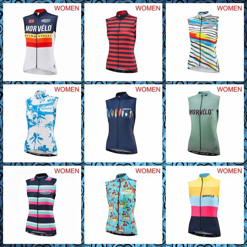 

2019 morvelo Cycling Sleeveless jersey Summer Breathable MTB Bicycle Clothes Jersey Wear resistant U51304