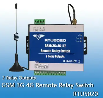 

Wireless Relay Switch RTU5020 GSM 3G 4G SMS Remote Controller with 2 Relay Outputs for Street Light Automation Control