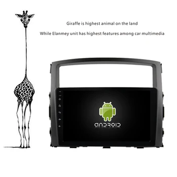 

Deluxe Edition Car Android 9.0 Player for Mitsubishi PAJERO stereo Car Tablets 4G Lite sim card Bluetooth GPS Radio Head Unit