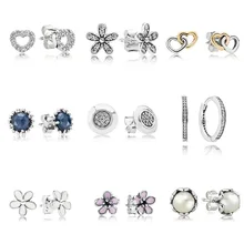 9 стилей, 1 пара, женские серьги-гвоздики, цветок, сердце, кристалл, сделай сам, серьги, высокое качество, серьги для женщин, свадебные ювелирные изделия, подарок