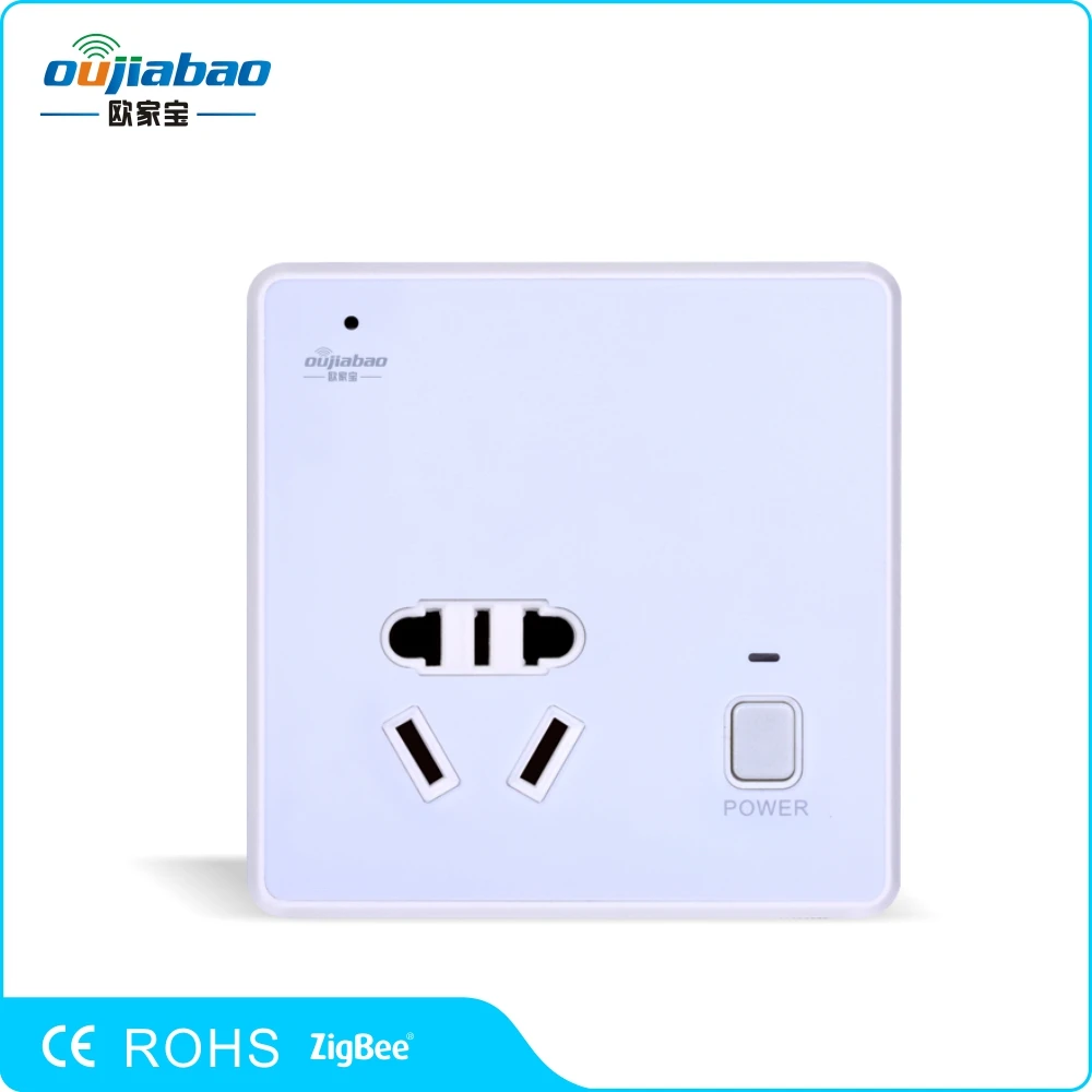 Oujiabao 86 розетка Zigbee ГА умная для домашней автоматизации |