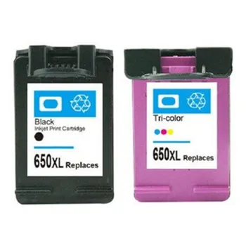 

[Hisaint] 2X Compatible Ink Cartridge For HP 650XL For HP650 Use Deskjet 1015 1515 2515 2545 2645 3515 4645 Ink jet Printer