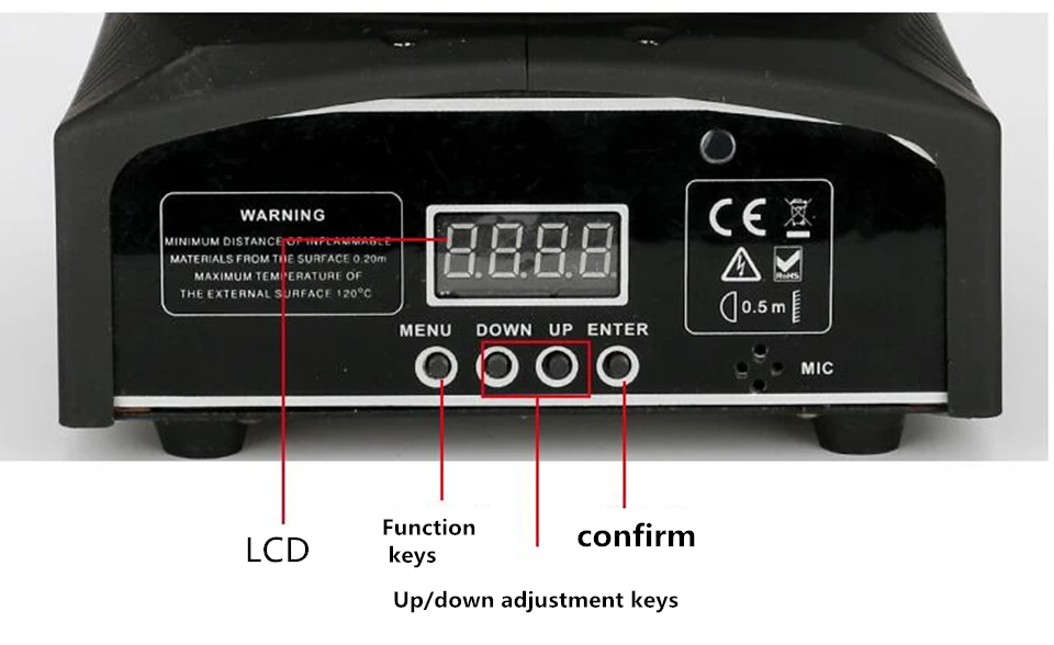 moving head luz Mini Moving Head Light