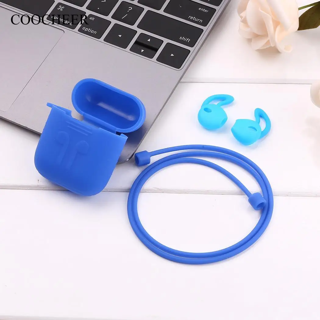 Гарнитура с отверстием для зарядки защитный чехол AirPods Bluetooth прочный|Аксессуары
