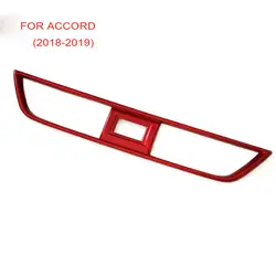 АБС-пластиковый интерьерный кондиционер крышка для воздуховода отделка для Honda Accord 10th 2018 2019 красный цвет