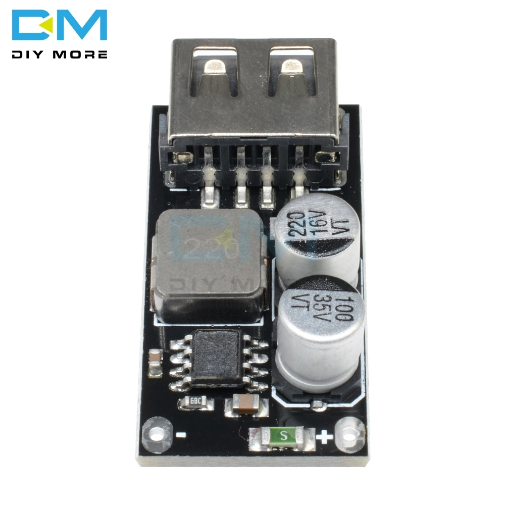 USB конвертер QC3.0 QC2.0 понижающий модуль зарядки 6 32 В 9 12 24 для быстрой 3 в 5 печатная