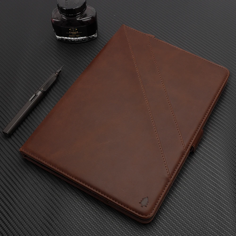 

Double Prop Stand Leather Case for Apple iPad Pro 11 2018 Cash Wallet Card Slot Pen Holder Auto Sleep/Wake Smart Full Cover
