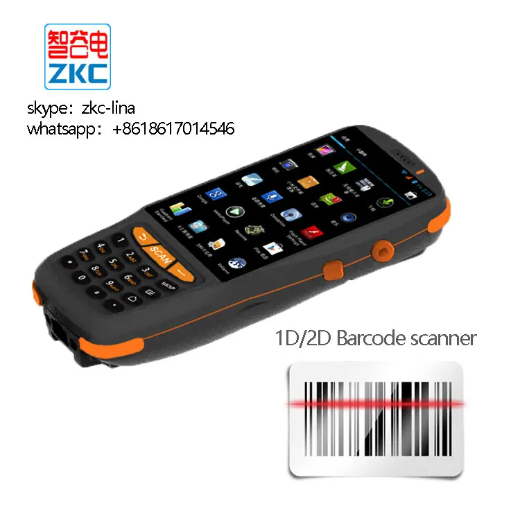 Ручной логистический сканер штрих кода Android 7 1 IP65 1D 2D с NFC RFID считывателем|Сканеры|