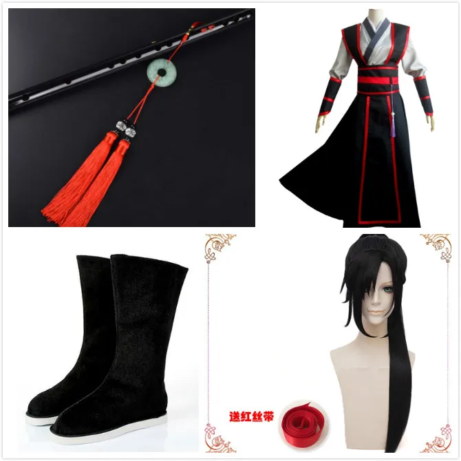 Grandmaster of Demonic Culture Wei Wuxian Young cosplay Costume основатель Diabolism Costume Mo Dao Zu Shi полный комплект - Цвет: women full set