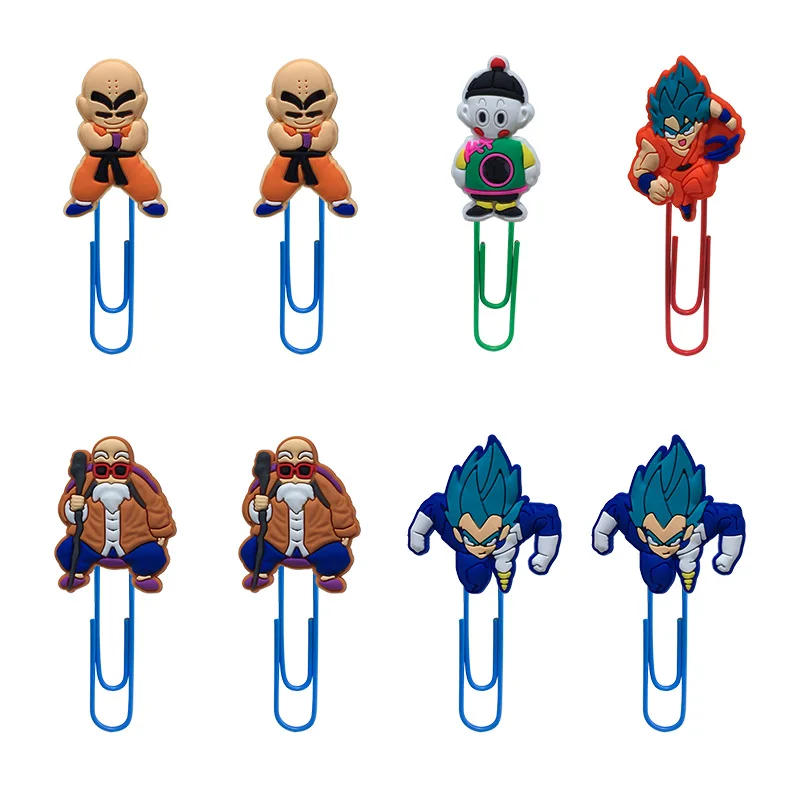 18 шт. Мститель X-men Dragon Ball Movie Mini Figure Bookmark, скрепка для бумаги для школы, учителя, канцелярские товары, канцелярские товары для детей Подарки - Цвет: 4081A mix18pcs