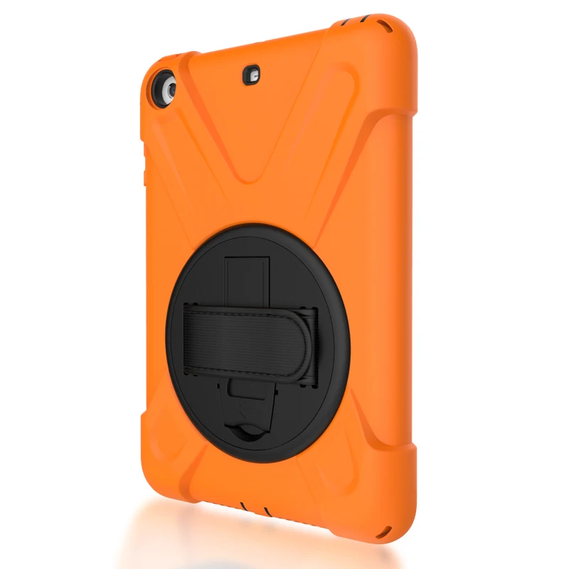 For ipad mini 3 case 360 rotation Heavy Duty PC Silicon Stand Armor Cases, Kids Safe Shockproof for ipad mini 1 2 31 (8)