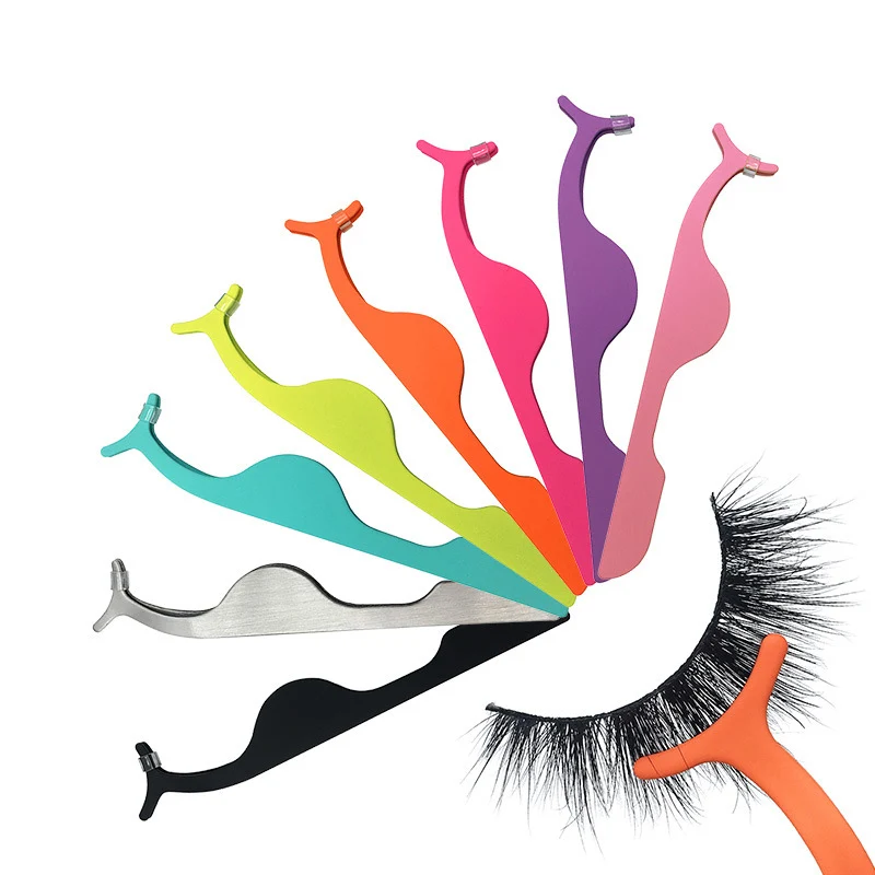 

False Eyelash Aid Multifunctional Eyelashes Tweezers Magnet False Eyelash Tweezers BeautyTools Wholesale