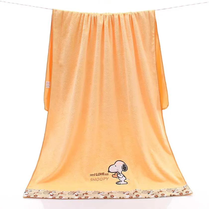 Банное полотенце из сверхтонкого волокна банное 70*140 Snoopy защита окружающей среды