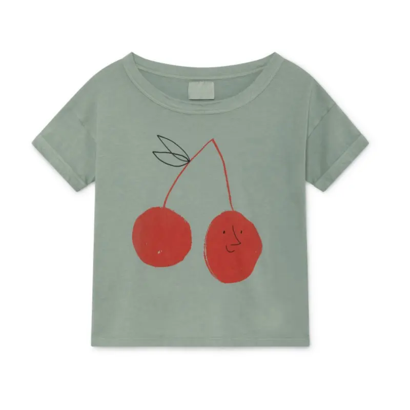 LCJMMO/ г. Летние футболки для мальчиков, Детские хлопковые топы с короткими рукавами для девочек, футболка с принтом фруктов для маленьких мальчиков детские футболки, топы, одежда От 1 до 6 лет