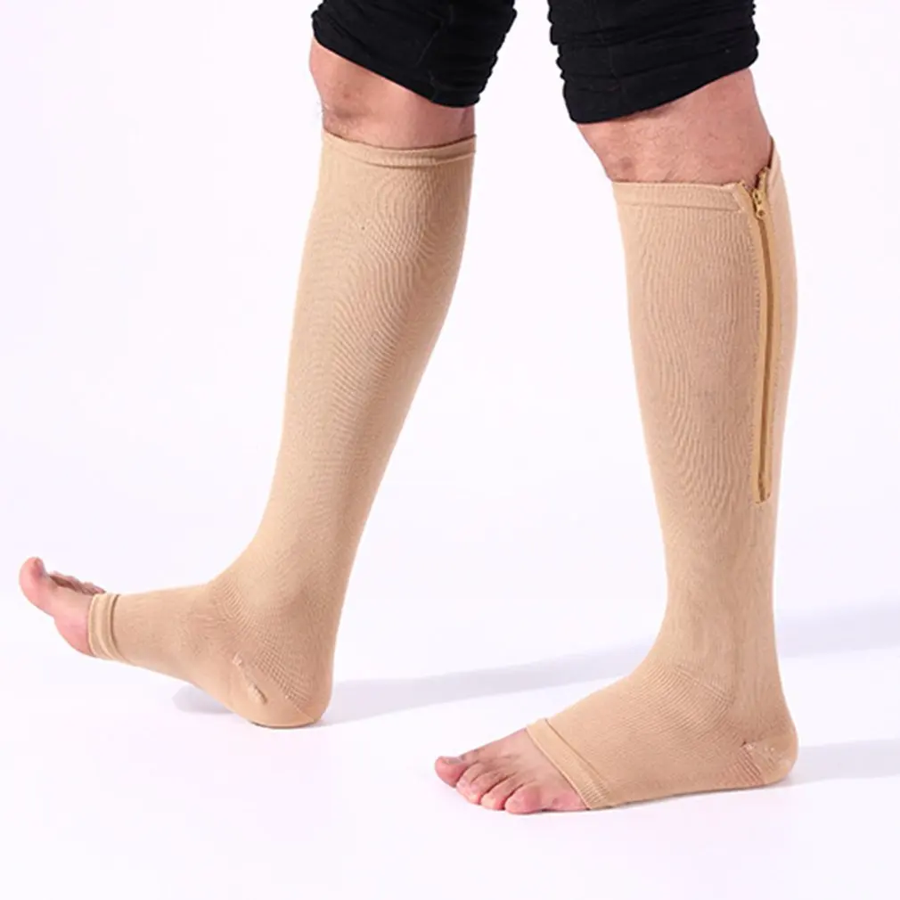 3 Pairs Unisex Elastic Compression Socks Anti-fatigue Men Socks Boost Blood Circulation Leg Slimming Complete In Specifications Underwear & Sleepwears