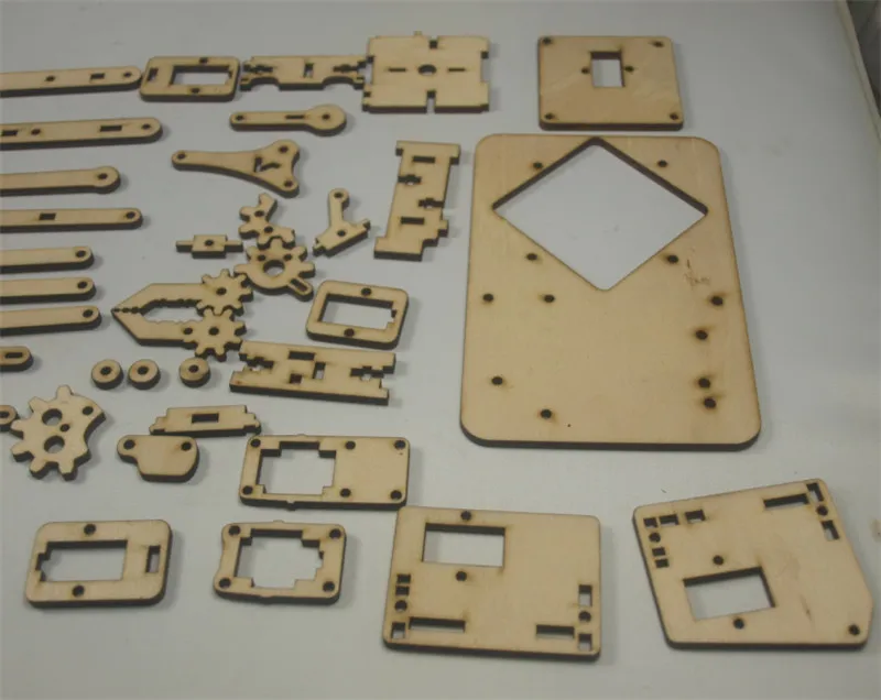 DIY MeArm ваш робот v1.0 лазерная резка деревянный комплект толщина 3 мм карманный