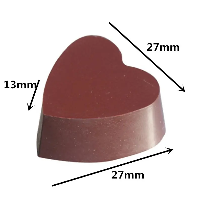 Формы для выпечки в форме сердца с зеркалом прозрачный Магнитный шоколад прозрачный лист поликарбонатовый для шоколада форма DIY неразъемная форма для шоколада