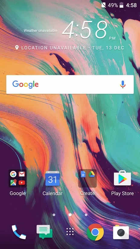 one