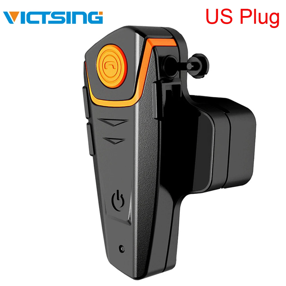 

VicTsing BT-S2 1000m Bluetooth Headset Motorcycle Intercom Auto Answer FM Radio Wireless Bluetooth Interphone Handsfree US Plug