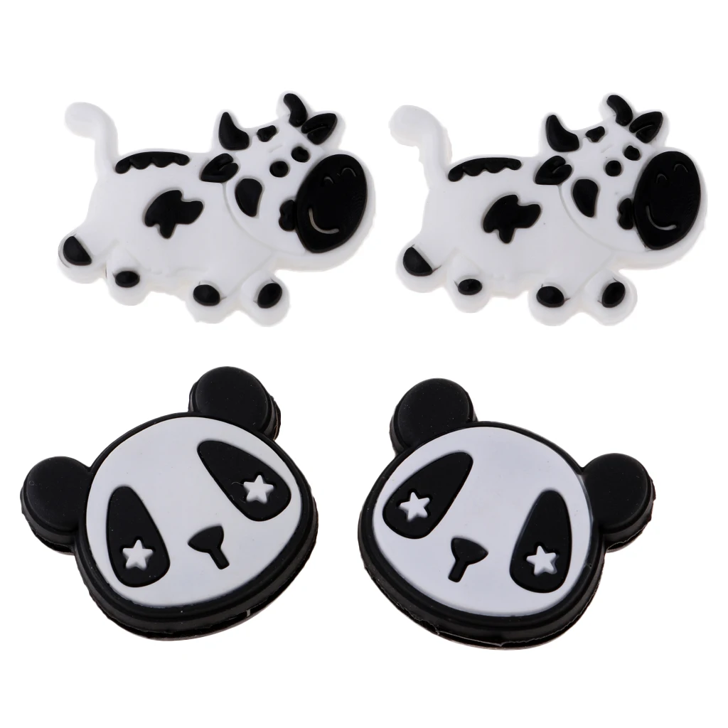 4 Pieces Tennis Racquet Shock Absorber Vibration Dampeners - Various Animal Shape