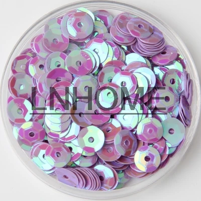 50g 5mm Cup Sequins for Craft Purple AB Round Loose Paillettes Children DIY Sewing Wedding Accessories Spangles | Дом и сад