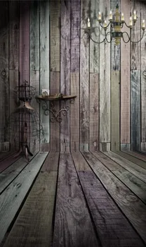 

Candle Color Colorful Wood Floor Backgrounds Vinyl cloth High quality Computer print party backdrop