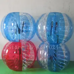 Бесплатная доставка Оптовая продажа-CE Dia 1,2 м ПВХ быстрая доставка, пузырь футбол, бампер мяч, Loopy мяч, зорбинг мяч Лидер продаж