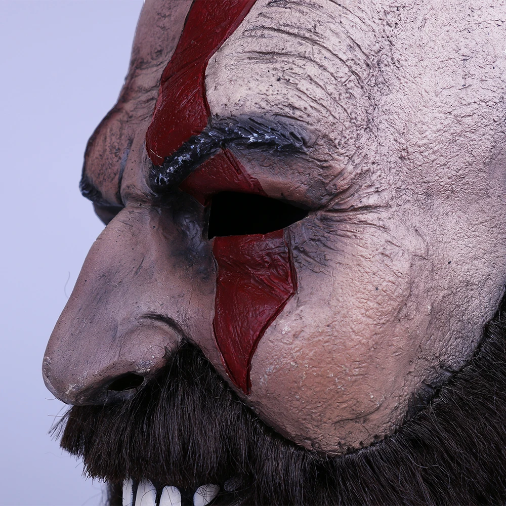 2018 Game God of War Kratos Leviathan Mask Cosplay Kratos Weapon Helmet Halloween Props (8)