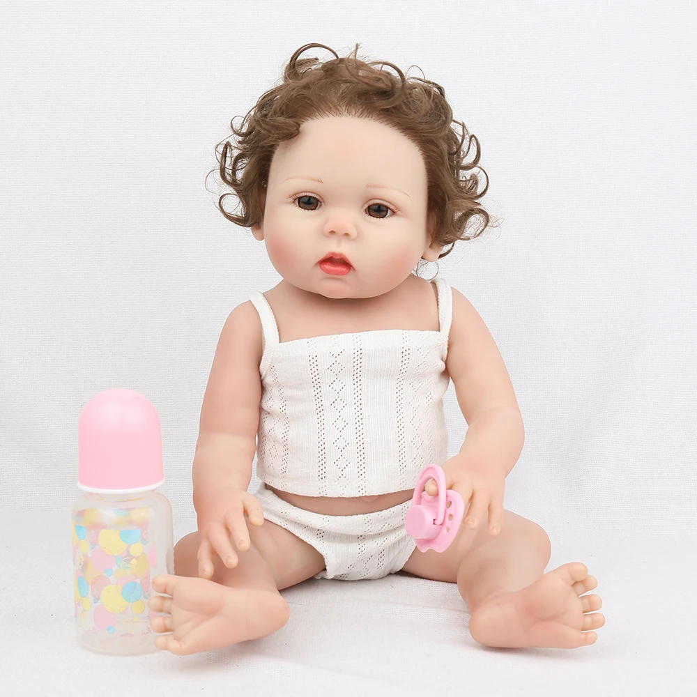 KAYDORA Reborn Baby Doll 17 дюймов полный винил реалистичные детские развивающие красивые игрушки для ванной дети Playmate милый Bebe Reborn menina