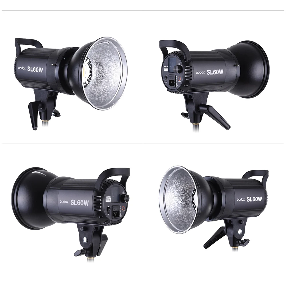 Фотостудия Godox SL 60W CRI 95 + LED Видео свет SL60W белый 5600K Bowens крепление пульт