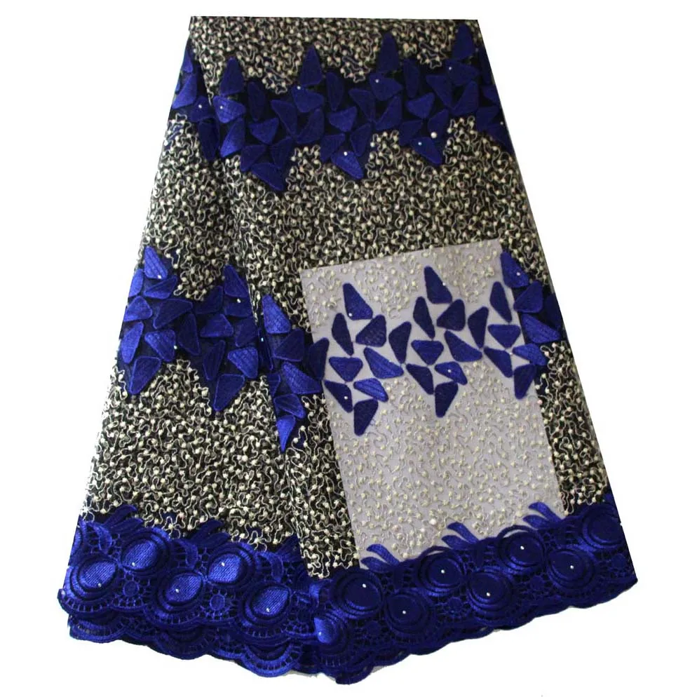 royal blue lace fabric
