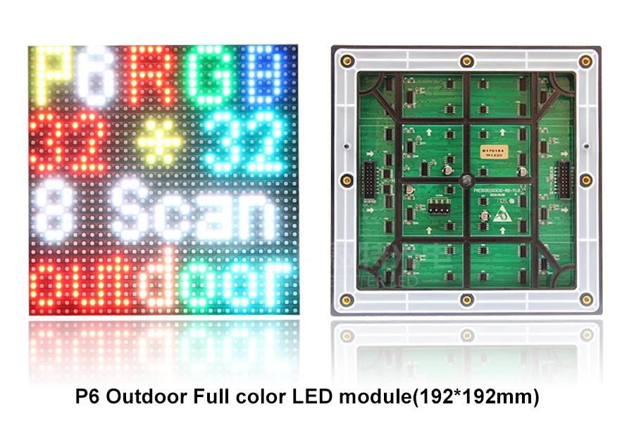 1 P6 Outdoor Rental cabinet LED display 576x576mm 2