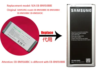 

battery EB-BN910BBE EB-BN910BBU for Galaxy Note 4 SM-N910A,SM-N910C,SM-910F,SM-N910FD,SM-N910FQ,SM-N910G,SM-N910H