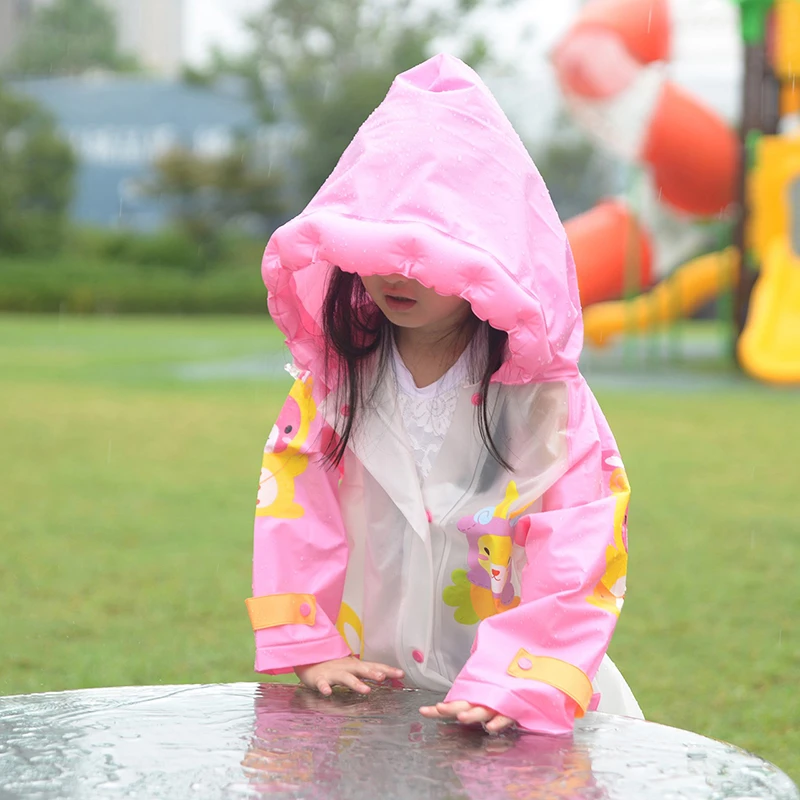 Rain Coat Kids Women Waterproof Girl Children Waterproof Suitcapa De Chuva Infantil Poncho Protection Kids Raincoat Sets QQG422