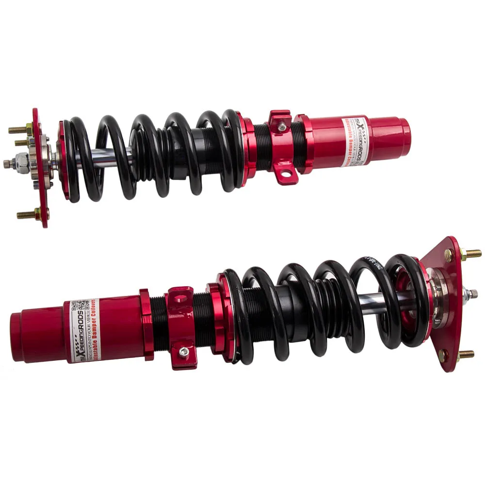 Damper Struts Shocks Red Performance Coilover Kits For 2010-2013 Mazda 3 Adj