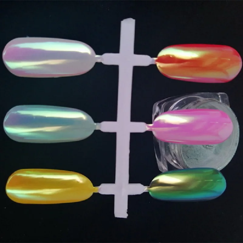 0.5g Unicorn Chrome Aurora Pigment Mermaid Unicorn Chrome Nail Rainbow Dust Nail Art DIY