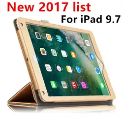 Чехол для iPad 9.7 дюймов Новый 2017 Pattern список защитную обложку Smart Cover протектор искусственной кожи Планшеты для iPad с рукавами 9.7 чехол Чехлы