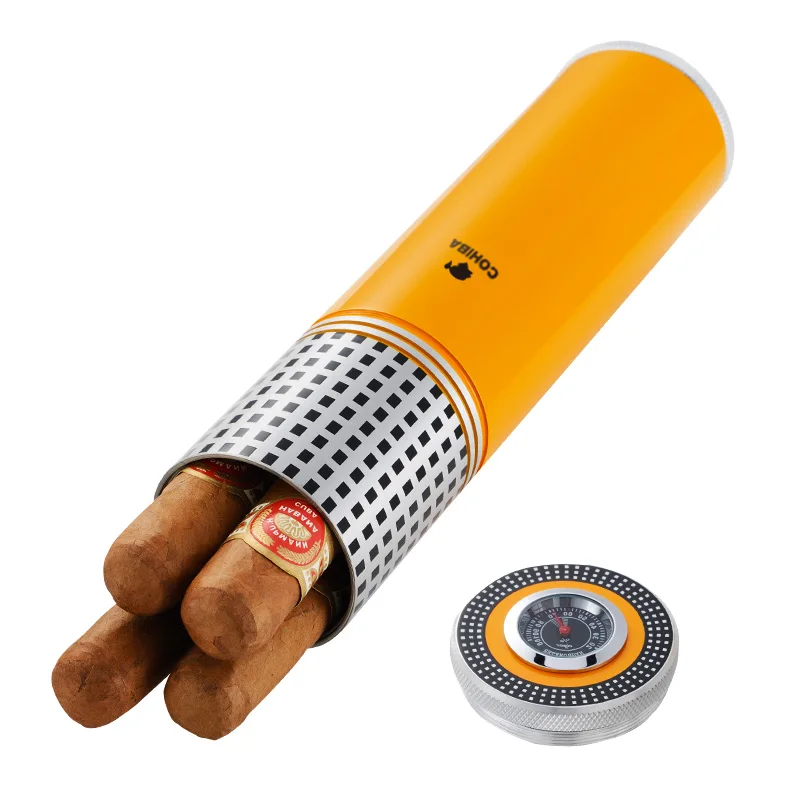

Cigar humidor travel portable metal stainless steel moisturizing tank smoking accessories moisturizing tube