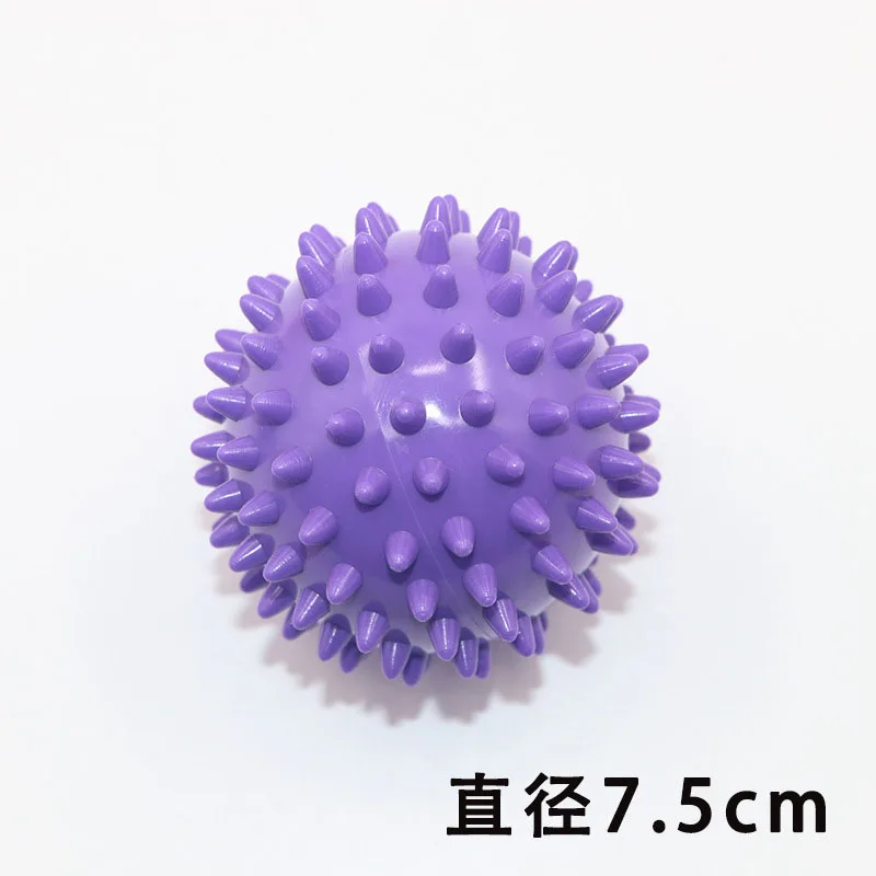 Массажный мяч Spiky Yoga Gym Trigger Point снятие стресса 7 5 см портативный расслабление мышц