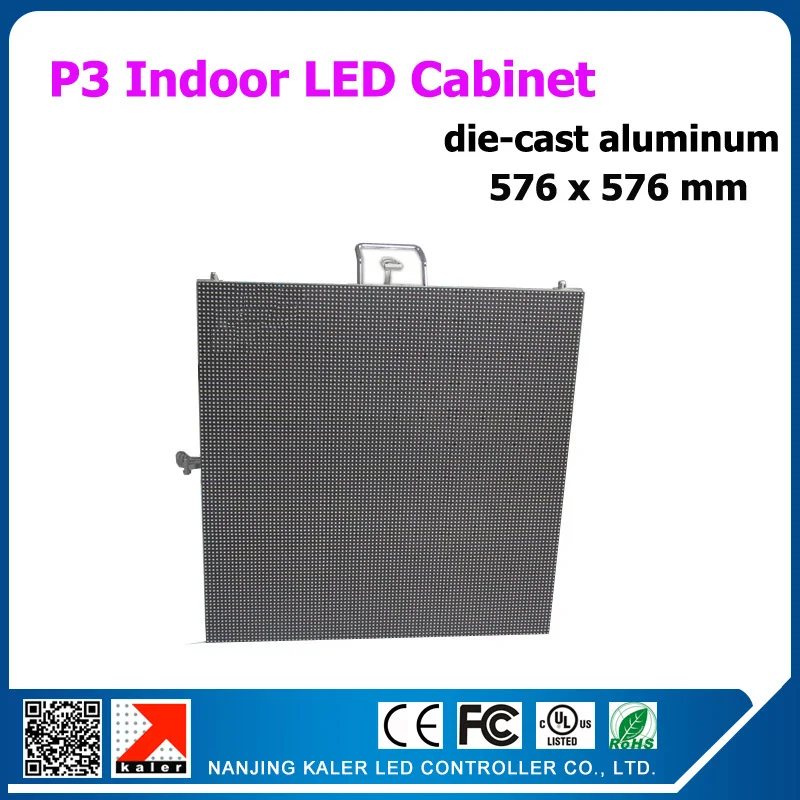

TEEHO Promotion !die-cast aluminum p3 led smd2121 indoor full color led display cabinet 20''x20'' rental led display billboard