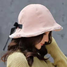 Новые темпераментные головные уборы для женщин, зимние толстые теплые флисовые женские шапки, шапка Панама Gorras Mujer, розовые кепки для женщин