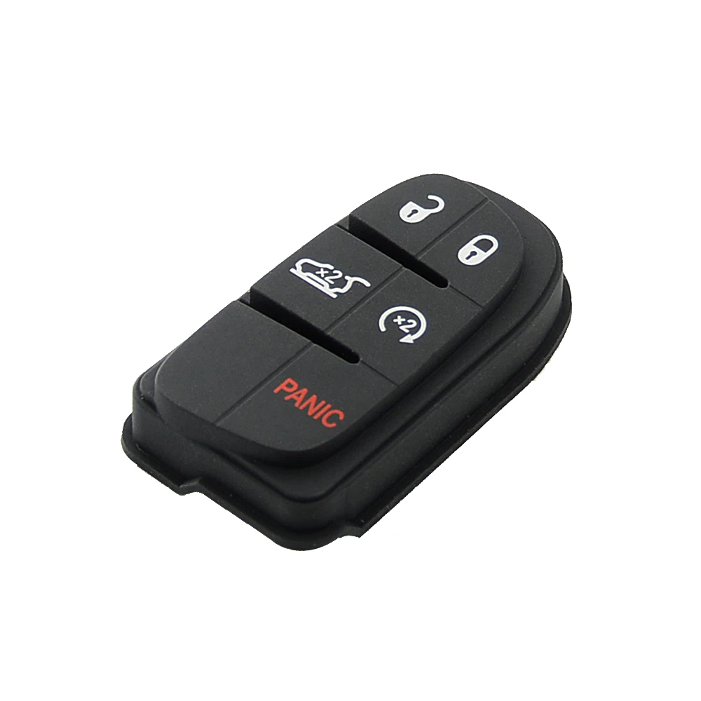 OkeyTech автомобильный чехол для ключа Chrysler Dodge Journey Jeep Cherokee Grand Fob 4 + 1 5 кнопочный