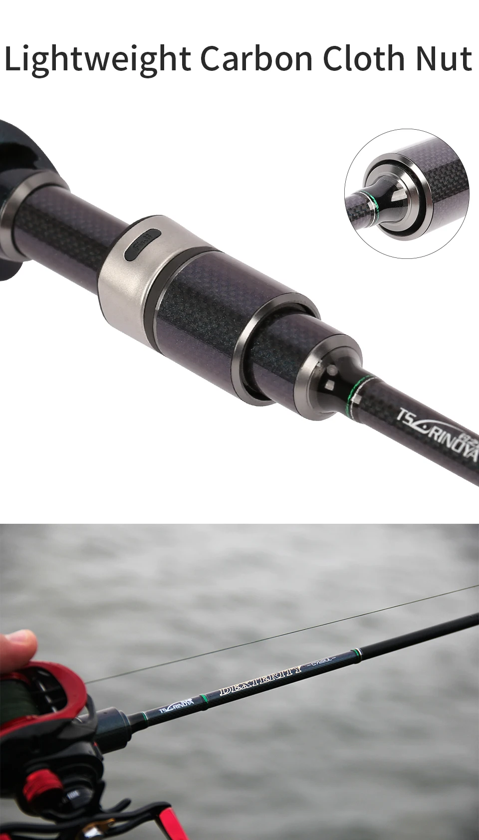 Vara de Pesca Haste de Arremesso de Carbono Canne a Peche Tsurinoya Destreza Fundição Vara Isca Truta Rápido Haste Fuji Acessórios 2.16m ul 11 High Quality Esporte e Lazer