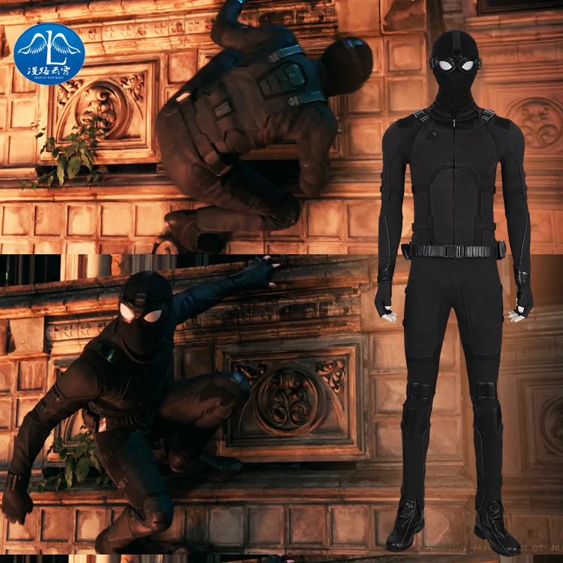 

Spider Man Far From Home Costume Halloween Cosplay Kids Anime Sneak Suit Anime Kigurumi Adult for Men Kids Spiderman