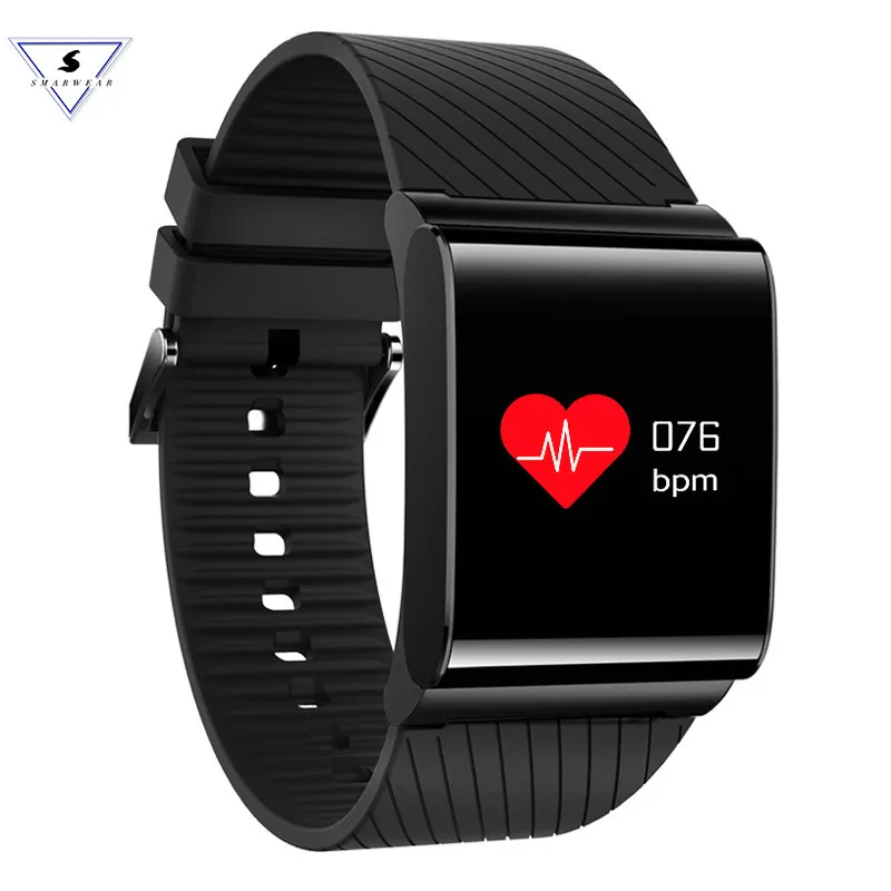 

Ssmarwear X9-Pro Smart Wristwatch Color OLED Touch Screen Sports Monitor Fitness Tracker Message Reminder Smart Watch Bracelet