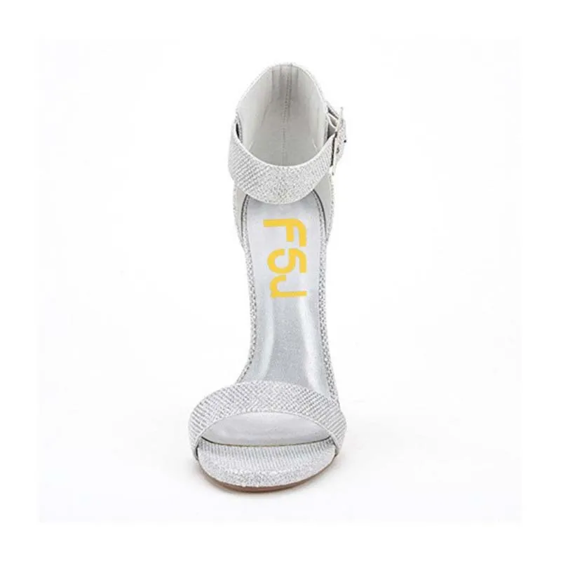 Fsj01 Sangle Bout Sandales Argent Cheville Généreux Noble Fsj Sexy Chaussures Ouvert Talon Aiguille À Incomparable Attrayant Anniversaire Mode x4RwTqwn