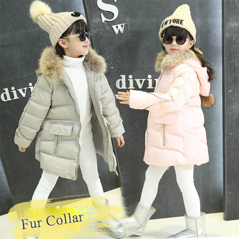 Kids Winter Coats Teenage Girls Outerwear Coats Parkas Children Down Jacket Warm Thick Fur Collar Hooded Zipper Cotton Clothes Kids Winter Coats Teenage Girls Outerwear Coats Parkas Children Down Jacket Warm Thick Fur Collar Hooded Zipper Cotton Clothes