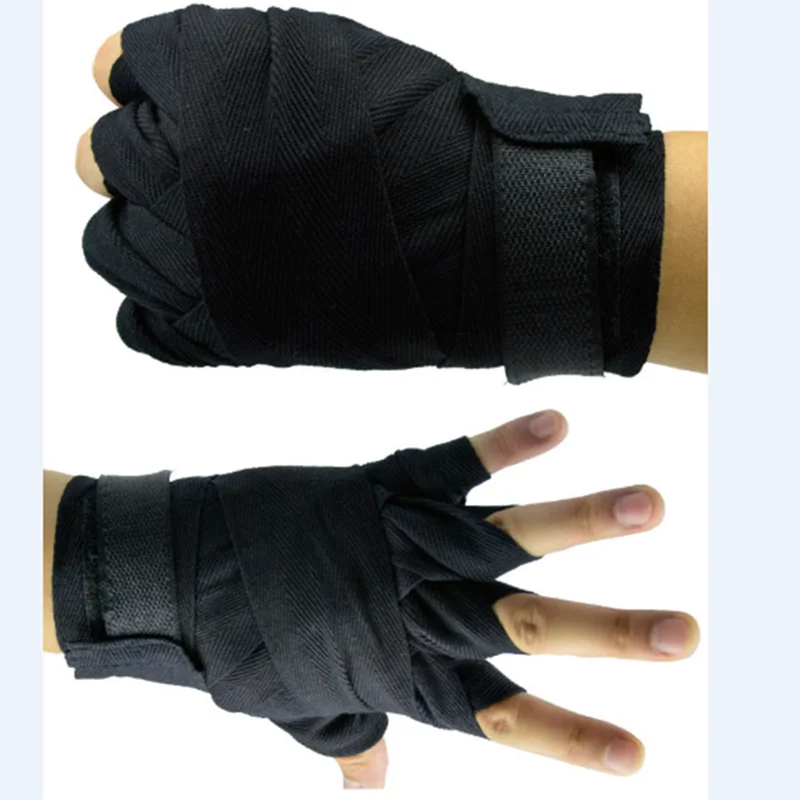 2Pcs 2 5m Cotton Boxing Bandage Hand Wrist Fist Wraps Boxing Handwraps Training Inner Palm Straps