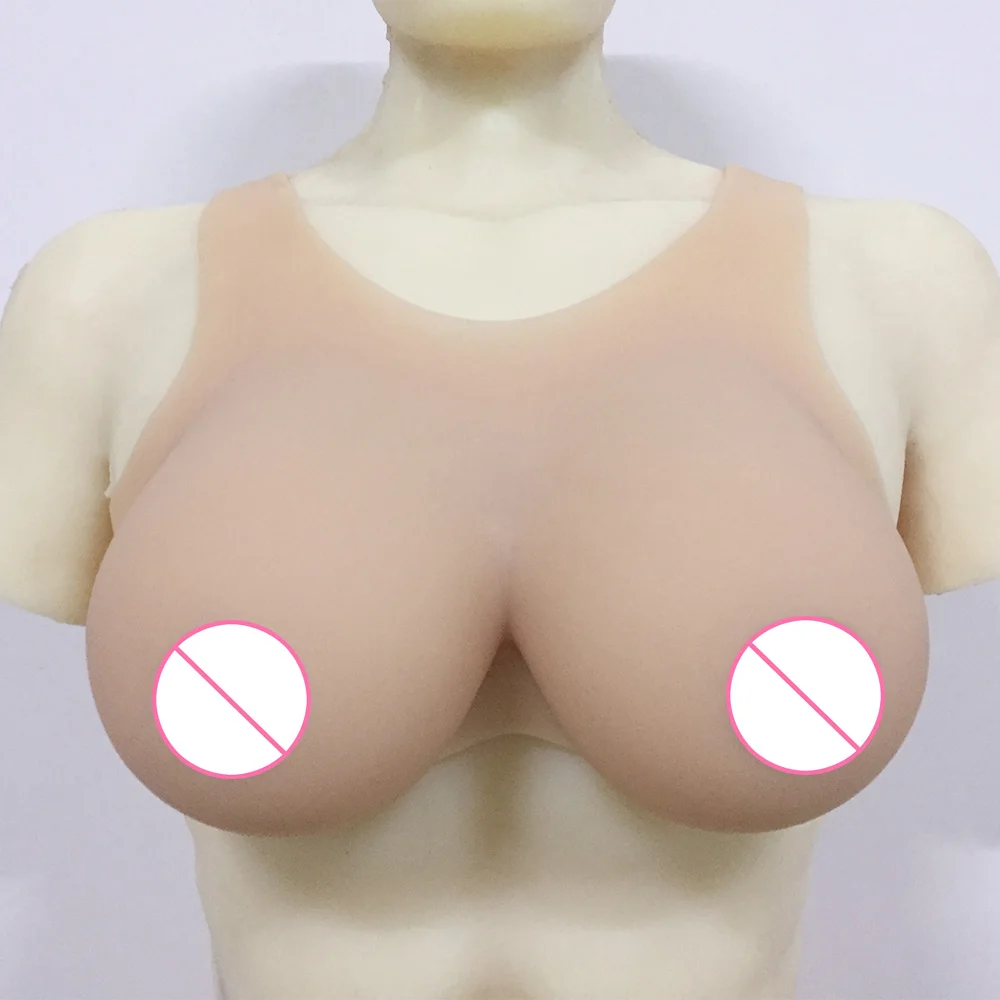 A-H Cup Vest Style Full Silicone Breast Forms Crossdresser Transgender Drag Queen Boobs